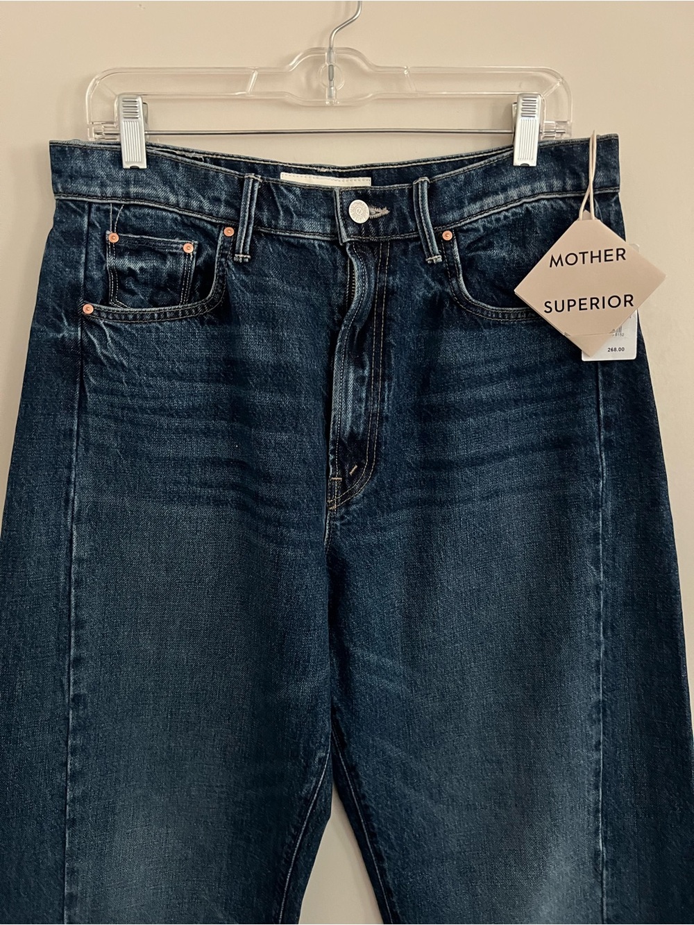 MOTHER Superior New $268 Half Pipe Ankle Jeans 32